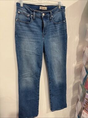 Madewell Blue Straight-Leg Jeans
